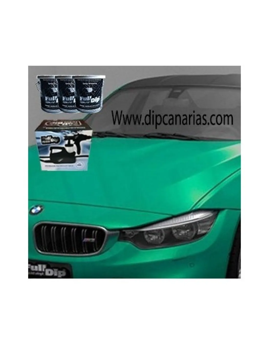 Kit Coche Mediano Verde Zombie Candy