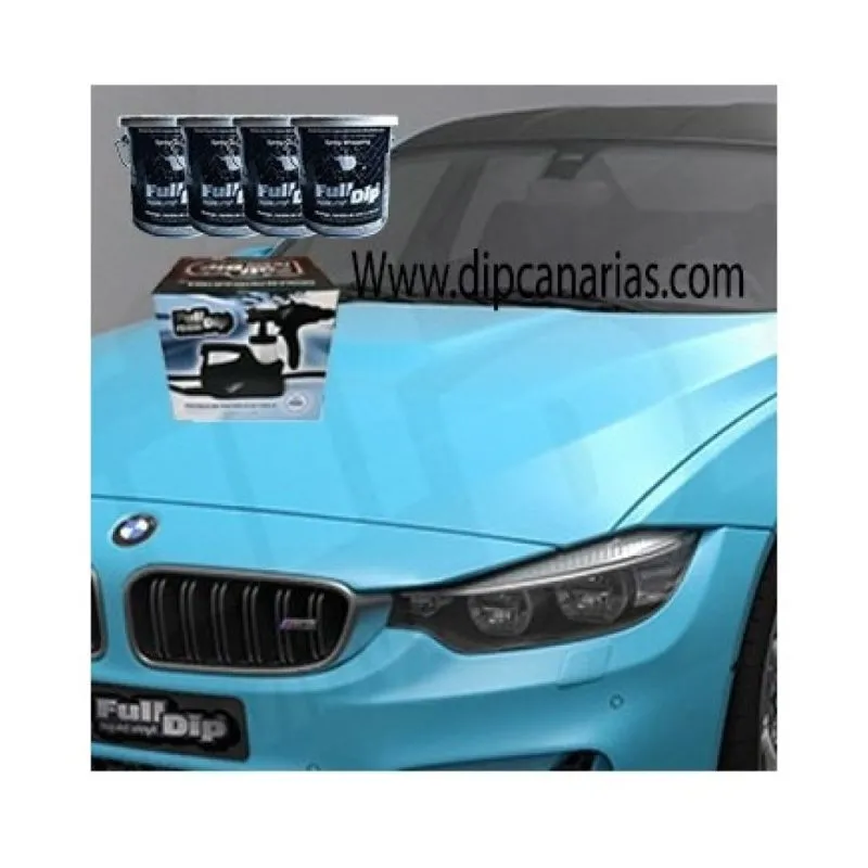 Kit Coche Grande Azul Flúor
