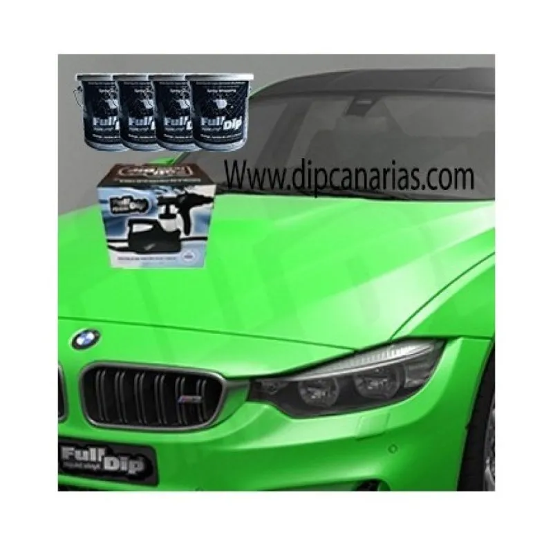 Kit Coche Grande Verde Flúor