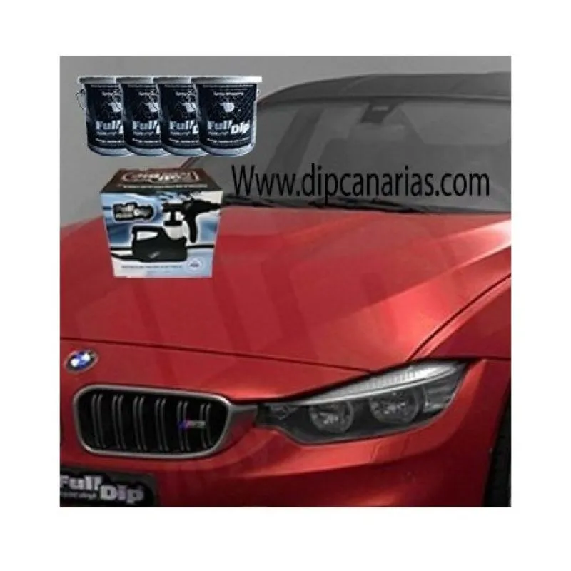 Kit Coche Grande Rojo Vino Candy