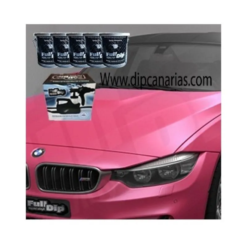 Kit Coche Maxi Rosa Flúor
