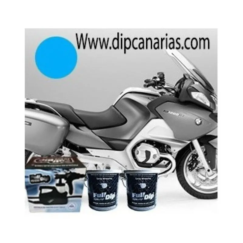 Kit Moto Grande Azul Flúor