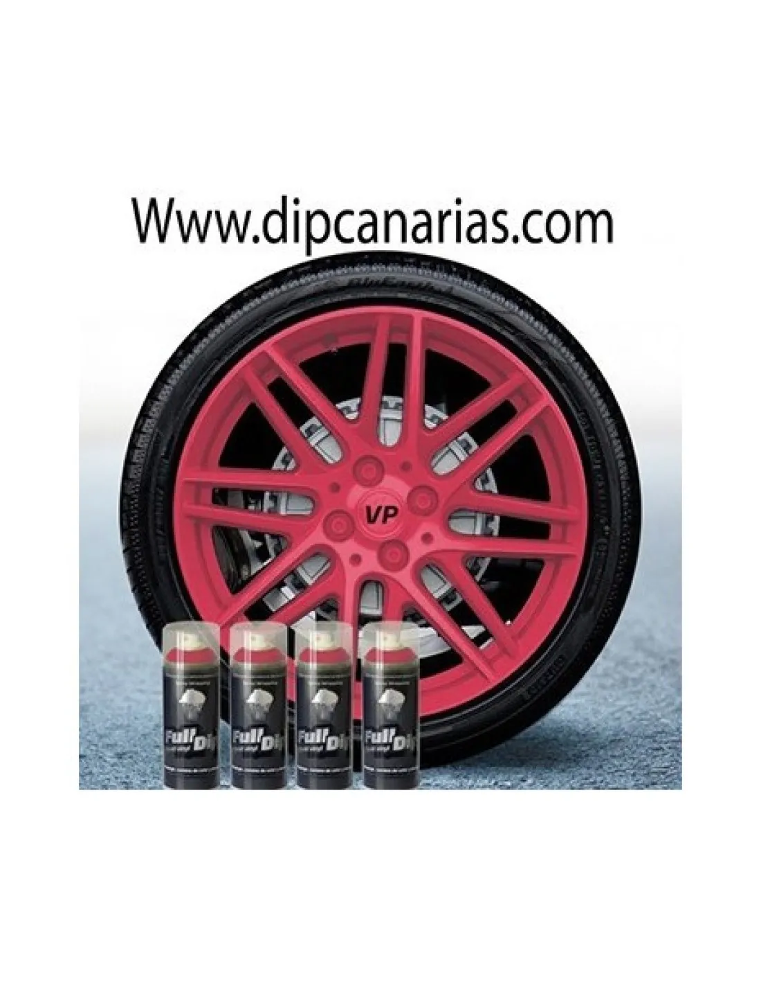 Kit tus llantas de 16 a 19" Rosa Chicle Sólido