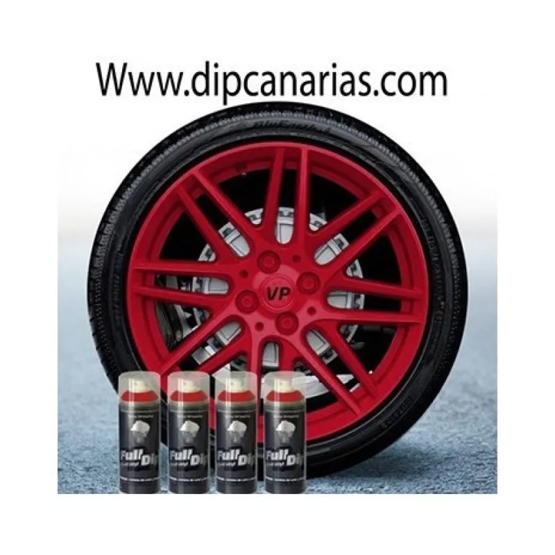Kit llantas de 16 a 19" Rojo Cereza Sólido