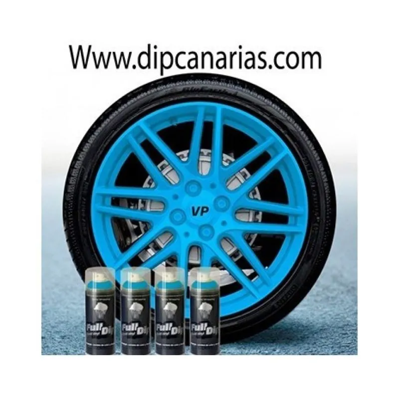 Kit llantas de 16 a 19" Azul Luminoso Sólido