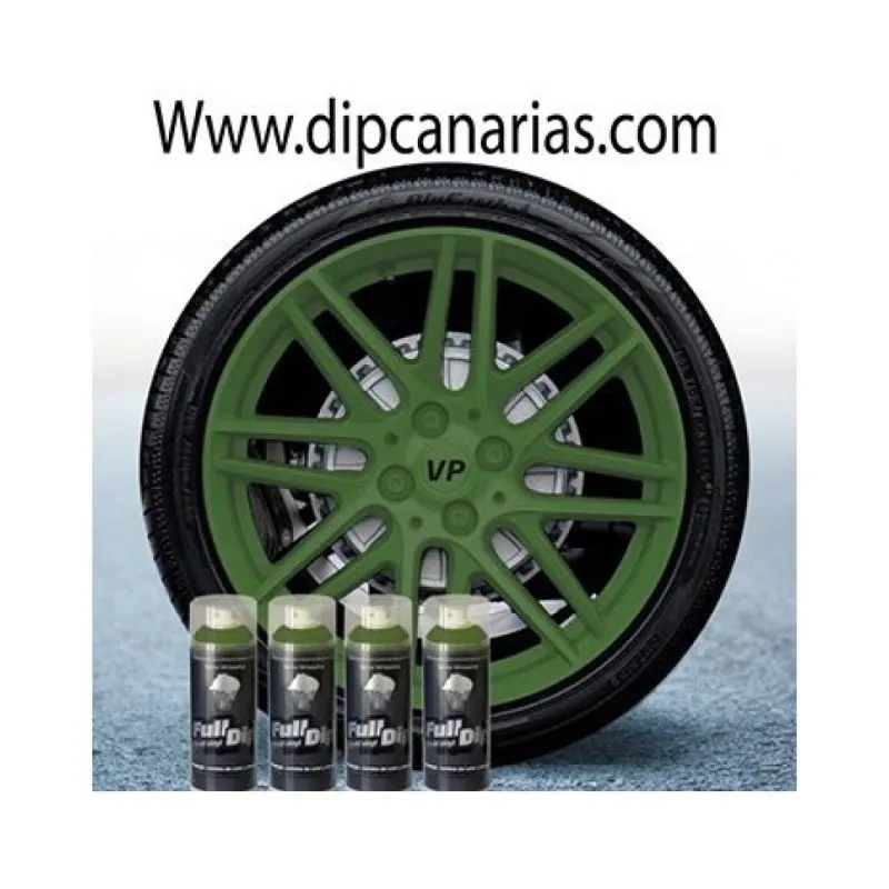 Kit llantas de 16 a 19" Verde Militar Sólido