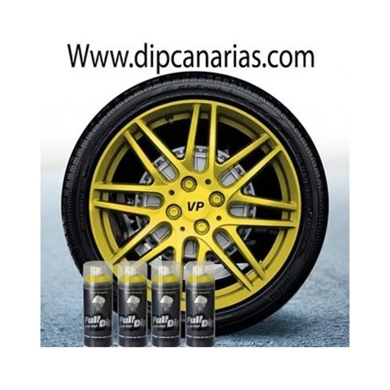 Kit llantas de 16 a 19" Amarillo Metalizado