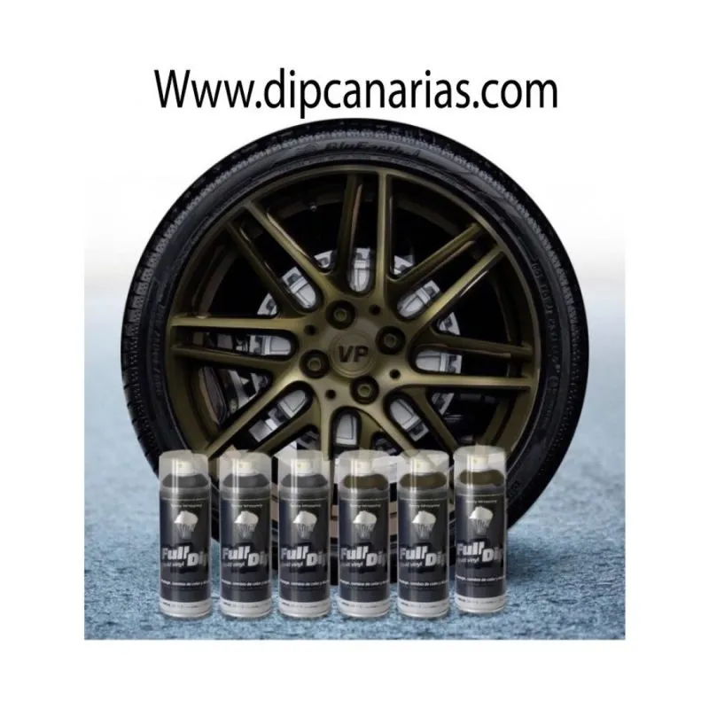 Kit llantas de 16 a 19" Dorado Diamante Candy