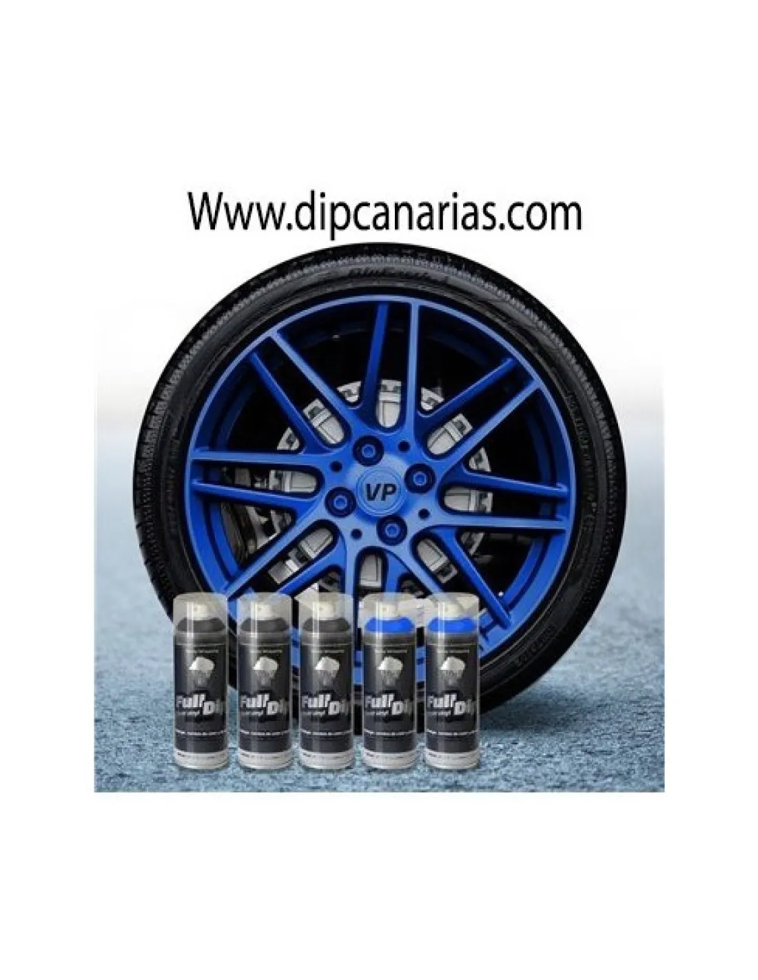 Kit llantas de 16 a 19" Azul Eléctrico Candy