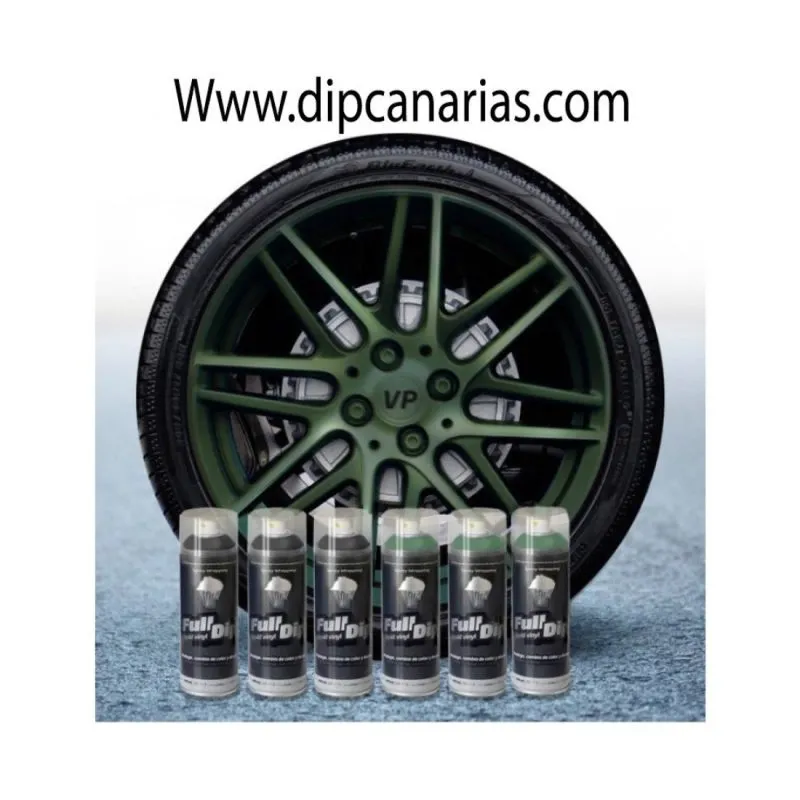 Kit llantas de 16 a 19" Verde Oliva Candy