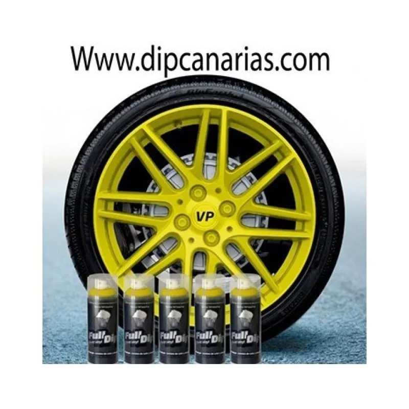 Kit llantas de 20" o más Amarillo Sólido