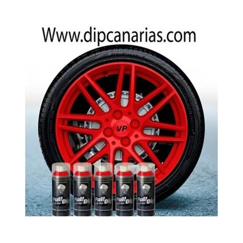 Kit llantas de 20" o más Rojo Sólido