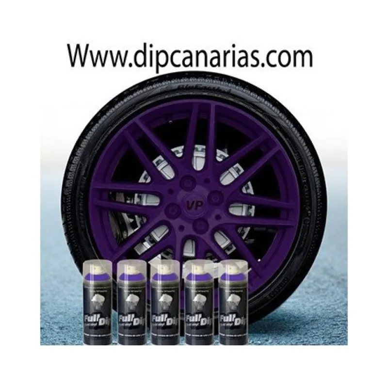 Kit llantas de 20" o más Violeta Sólido