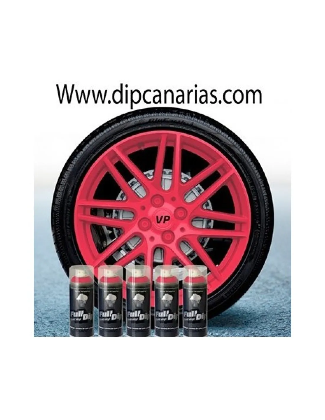 Kit llantas de 20" o más Rosa Chicle Sólido