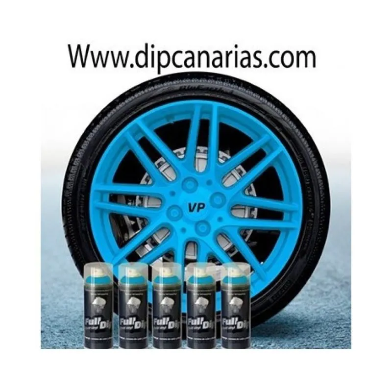 Kit llantas de 20" o más Azul Luminoso Sólido