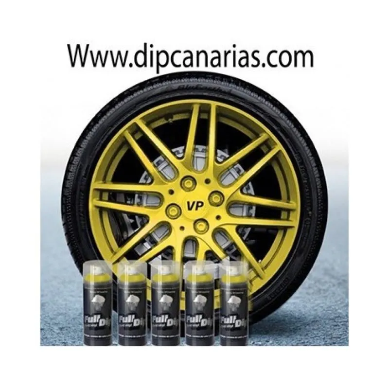 Kit llantas de 20" o más Amarillo Metalizado