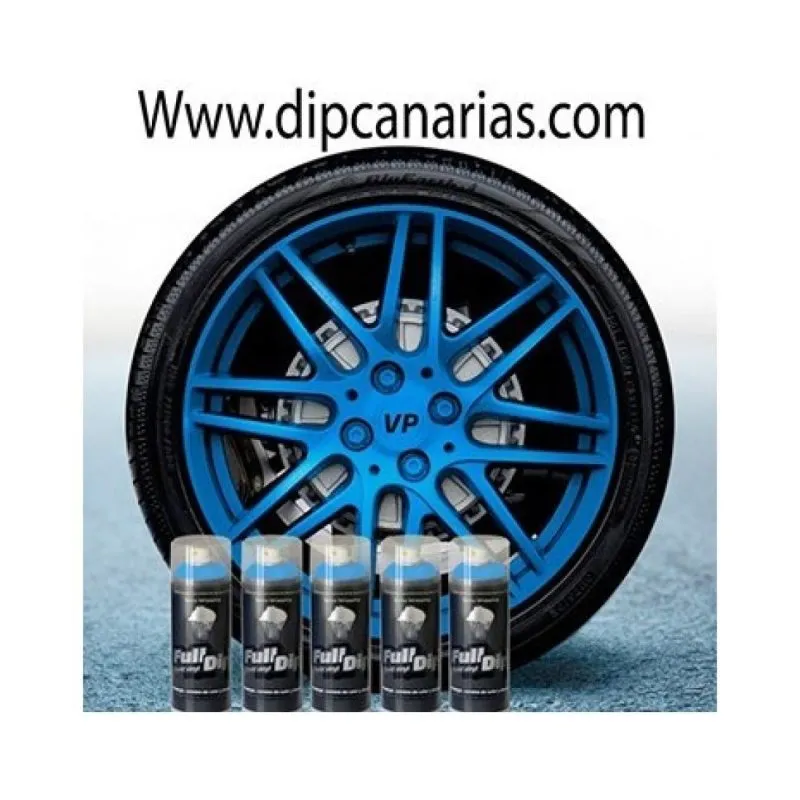 Kit llantas de 20" o más Azul Metalizado