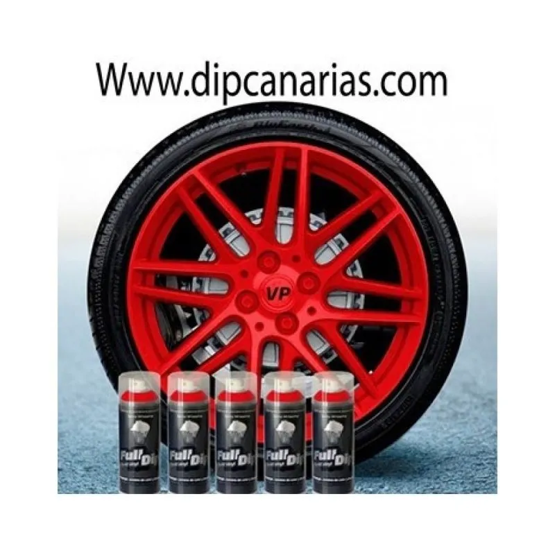 Kit llantas de 20" o más Rojo Metalizado