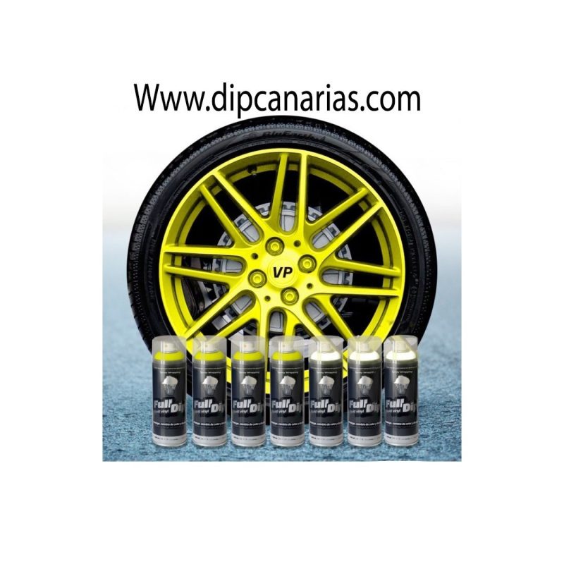 Kit llantas de 20" o mÃ¡s Amarillo FlÃºor