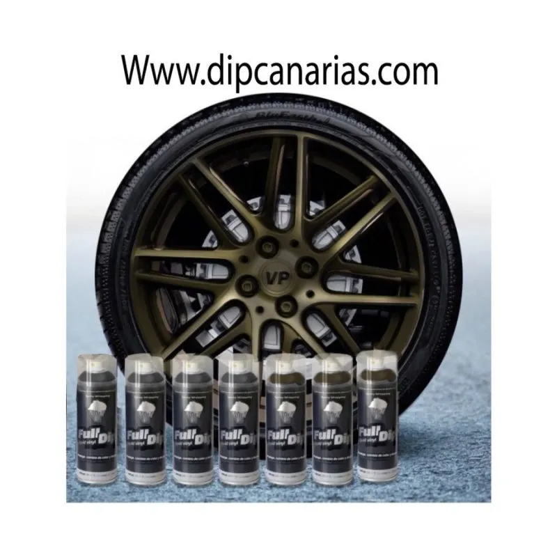 Kit llantas de 20" o más Dorado Diamante Candy