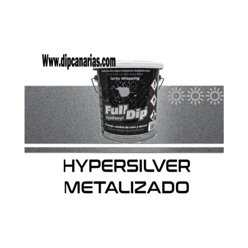 Vinilo Líquido Bote 4L Hypersilver Metalizado