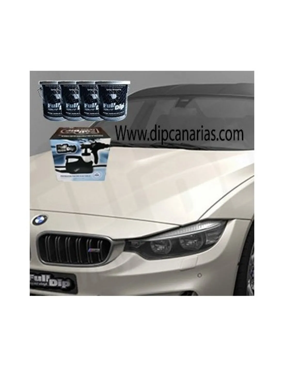 Kit Coche Grande Blanco Perla