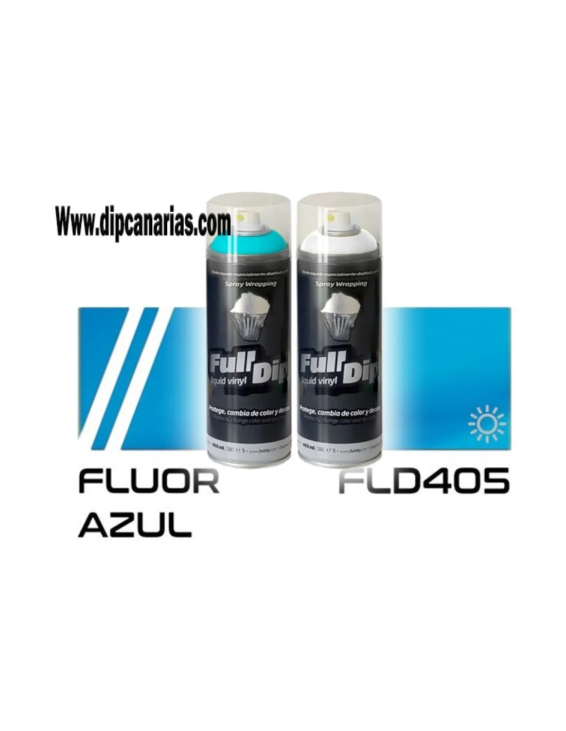 Pack Azul Flúor + Base Blanca