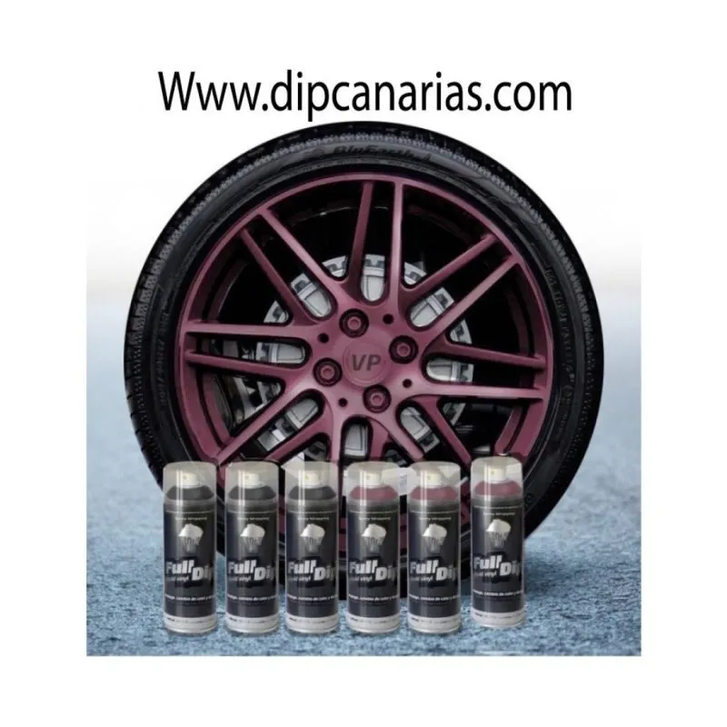 Kit llantas de 16 a 19" Rojo Diamante Candy