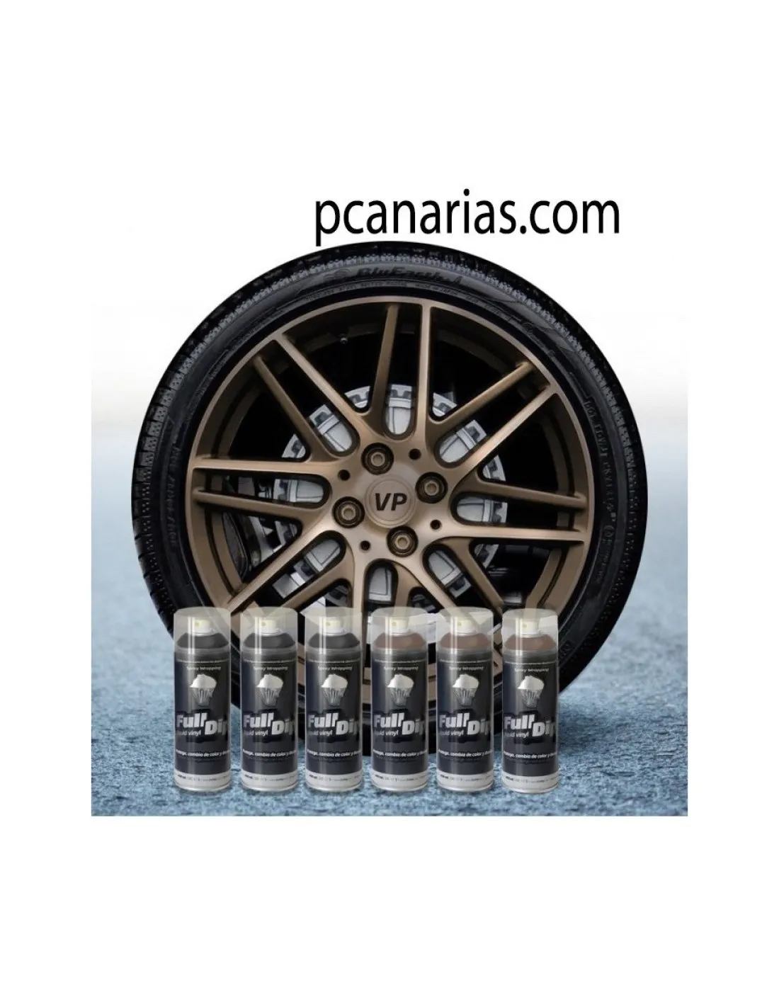 Kit llantas de 16 a 19" Marrón Avellana Candy