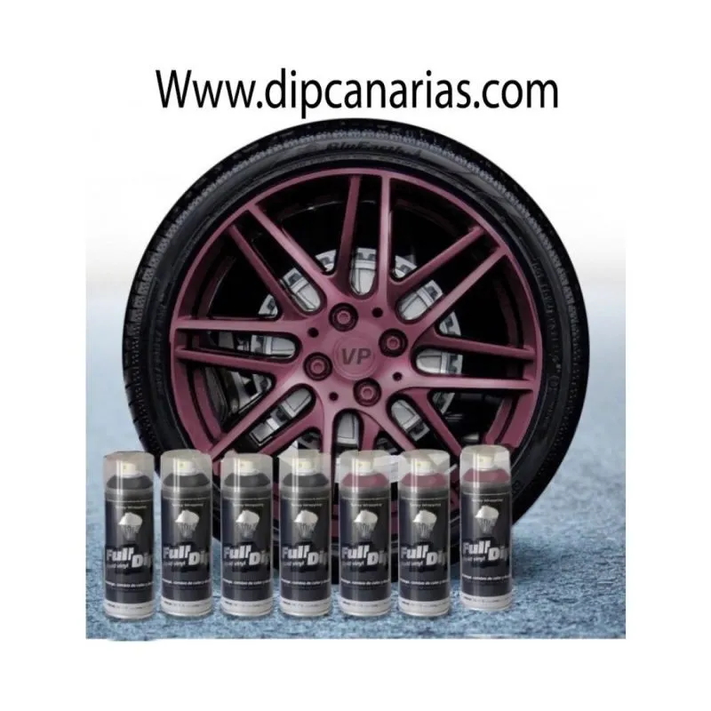 Kit llantas de 20" o más Rojo Diamante Candy