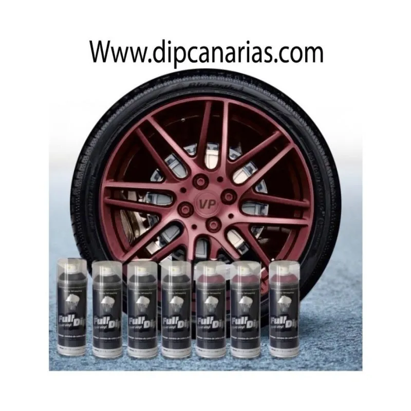 Kit llantas de 20" o más Rojo Vino Candy