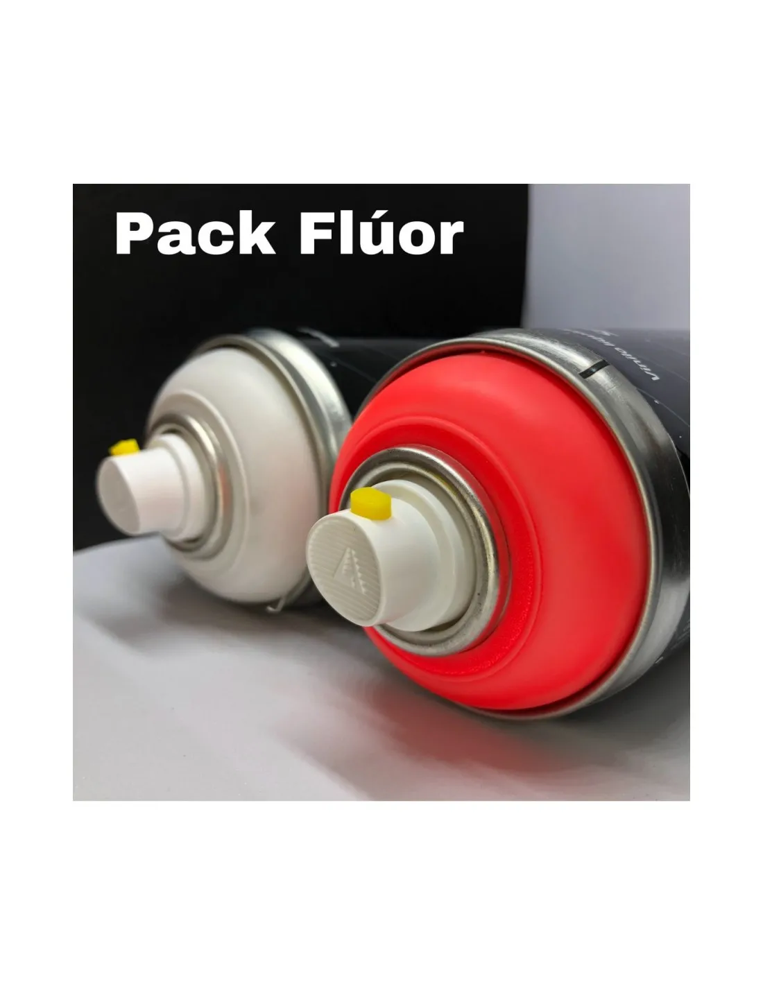 Pack Rojo Flúor + Base Blanca