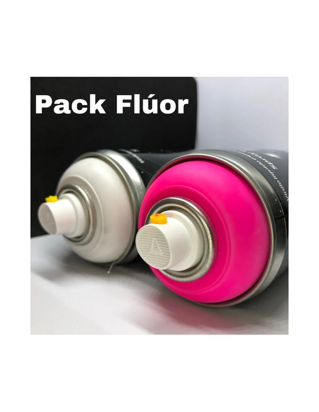 Pack Rosa Flúor + Base Blanca
