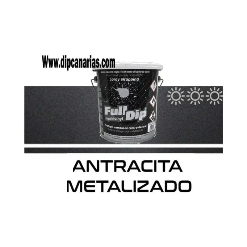 Vinilo Líquido Bote 4L Antracita Metalizado