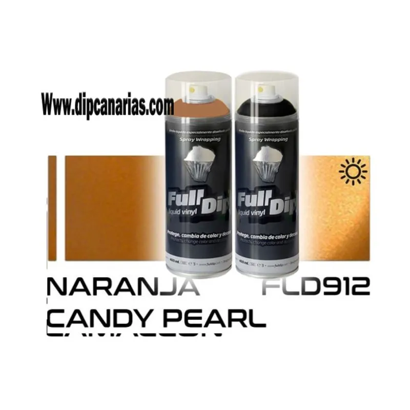 Pack Naranja Candy + Base Negra