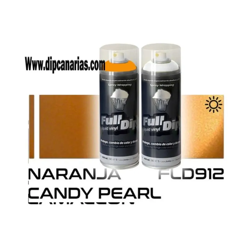Pack Naranja Candy + Base Blanca