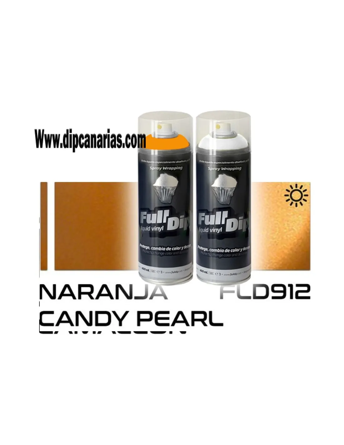 Pack Naranja Candy + Base Blanca