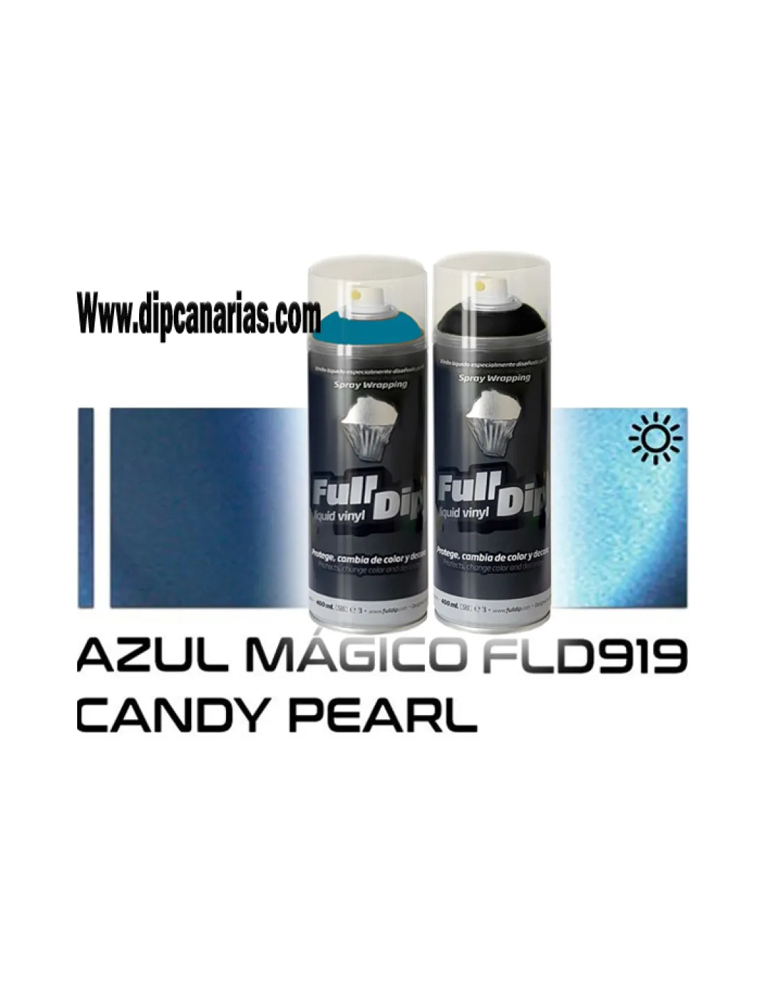 Pack Azul Mágico Candy + Base Negra