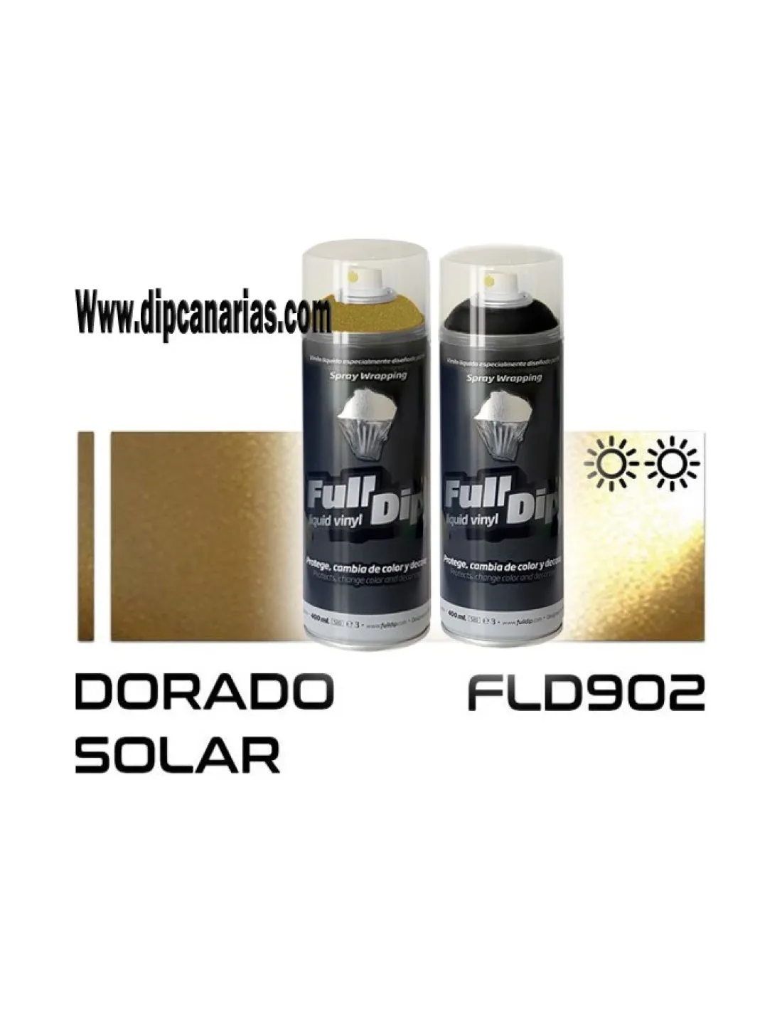 Pack Dorado Solar Candy + Base Negra