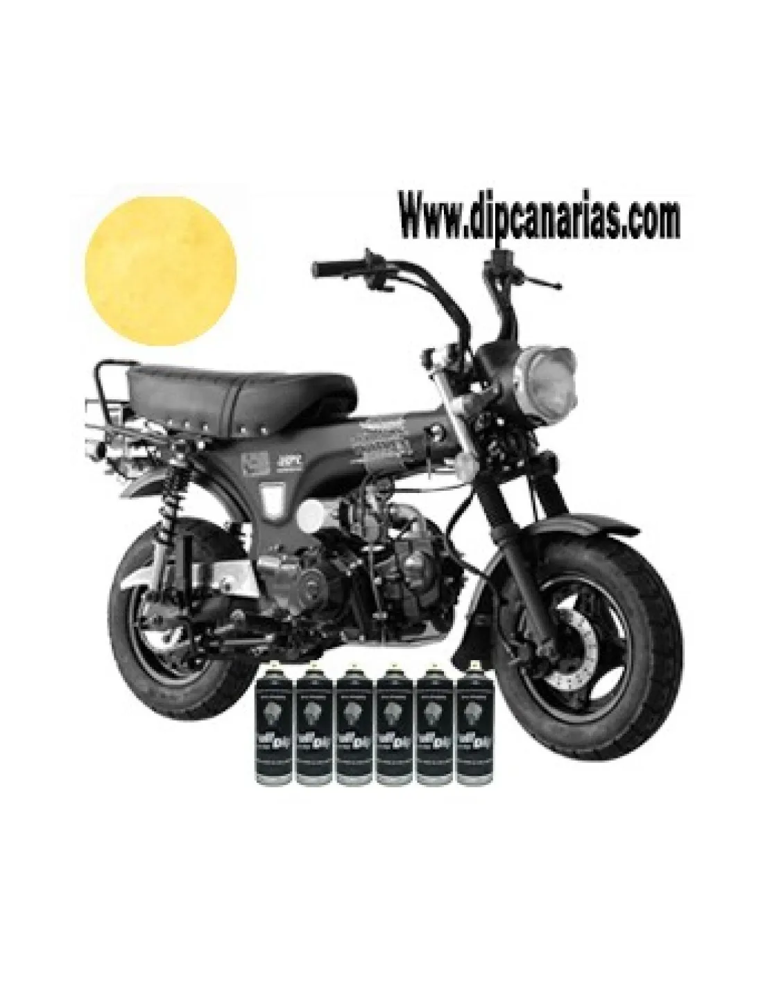 Kit moto pequeña Amarillo Candy