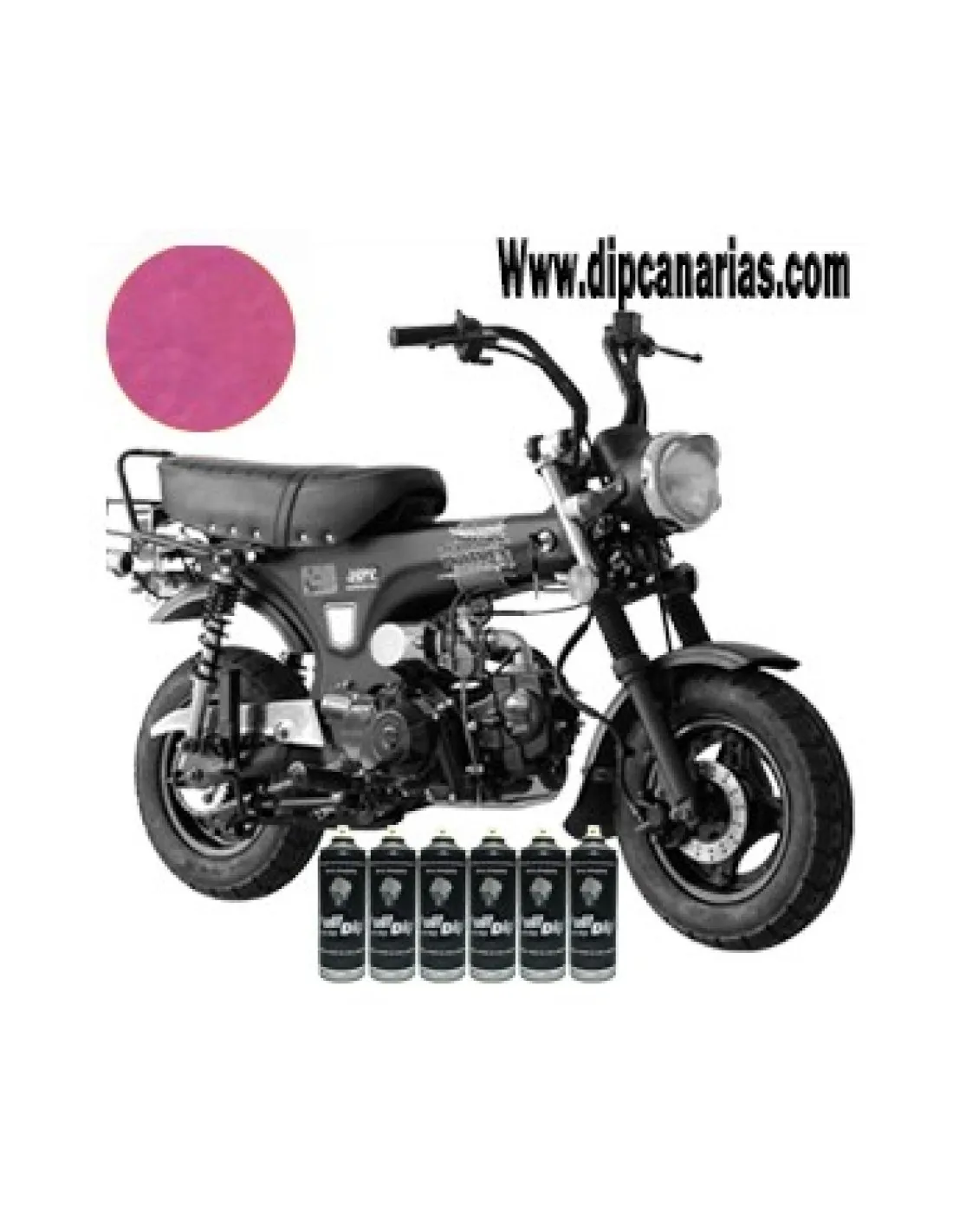 Kit moto pequeña Rosa Candy