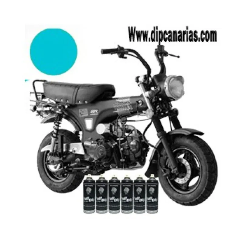 Kit moto pequeña Azul Kingsley Sólido