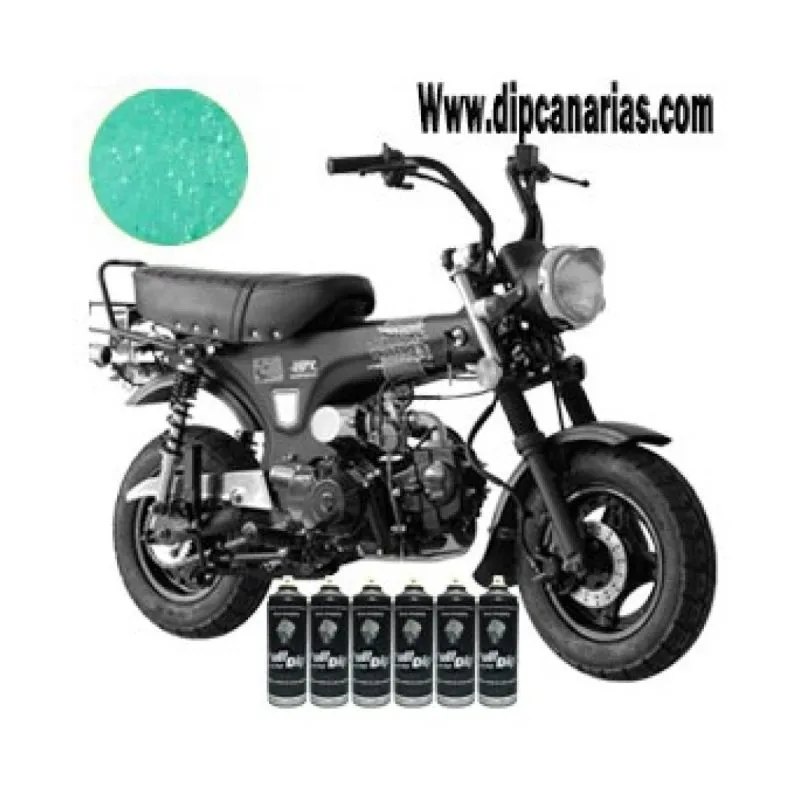 Kit tu moto pequeña Verde Paraíso Metalizado