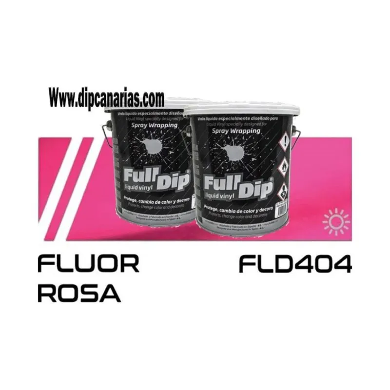 Pack Bote 4L Rosa Flúor + Blanco