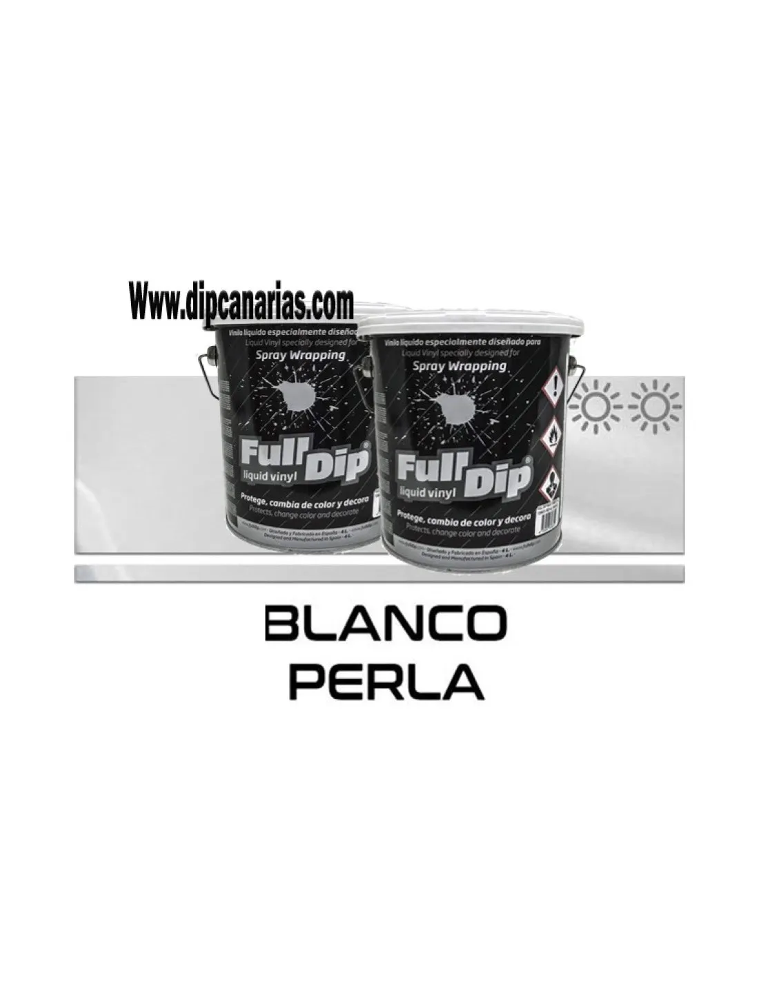 Pack Bote 4L Blanco Perla + Base Blanco