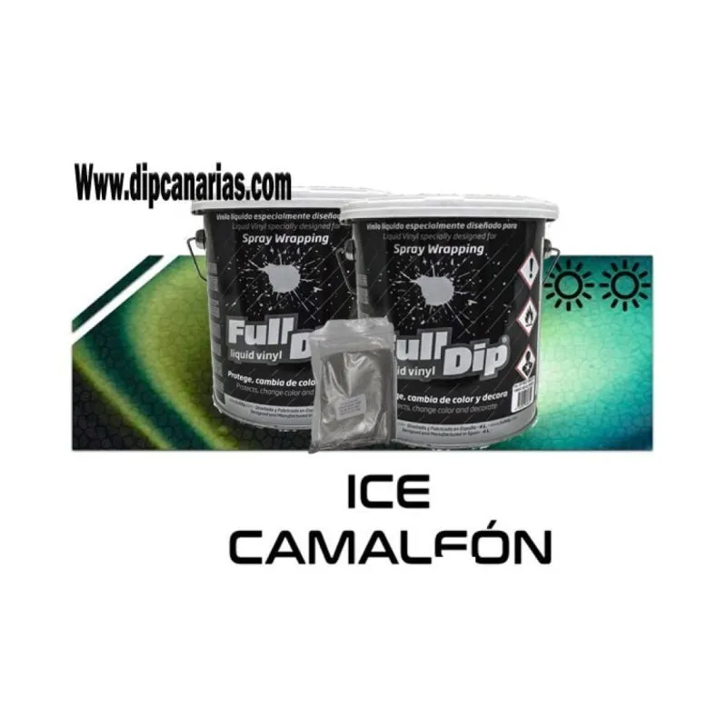 Pack Bote 4L Ice Camaleón + Base Negra
