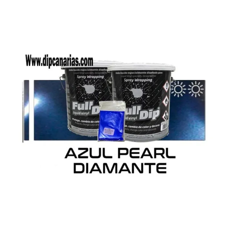Pack Bote 4L Azul Diamante + Base Negra