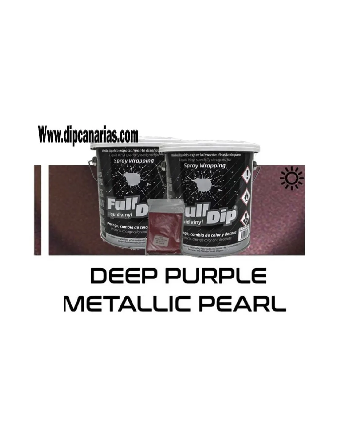 Pack Bote 4L Deep Purple + Base Negra
