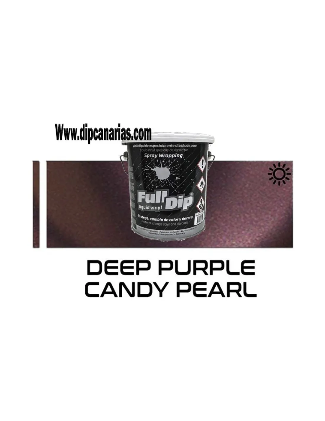 Pack Bote 4L Deep Purple + Base Negra