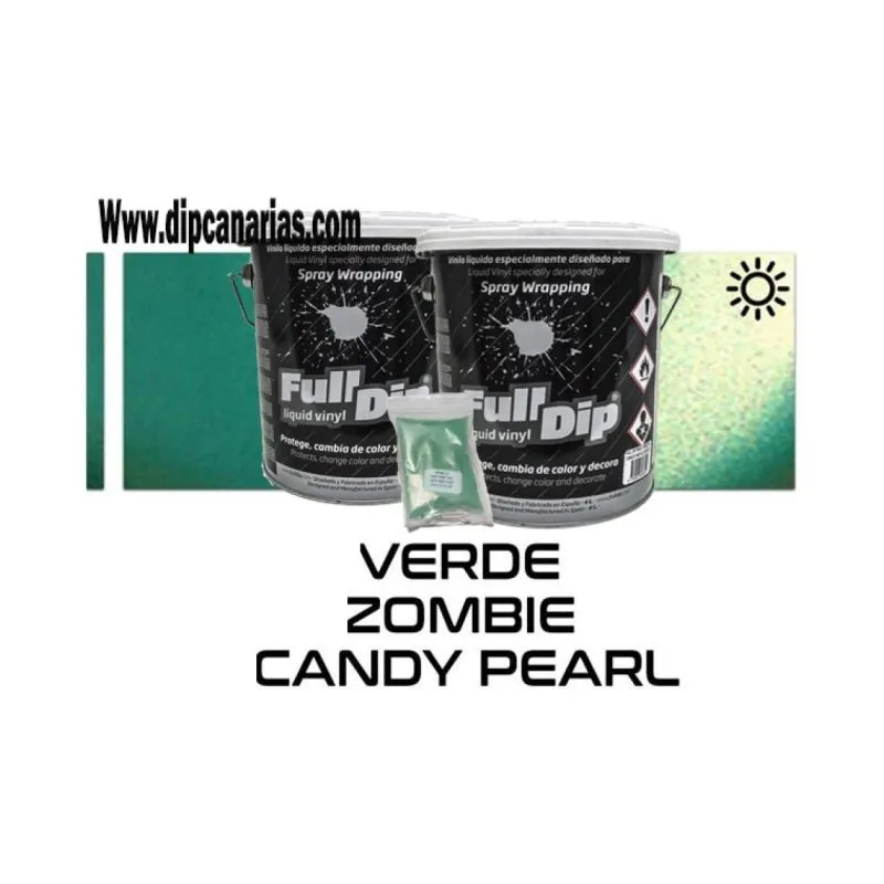 Pack Bote 4L Verde Zombie + Base Blanca